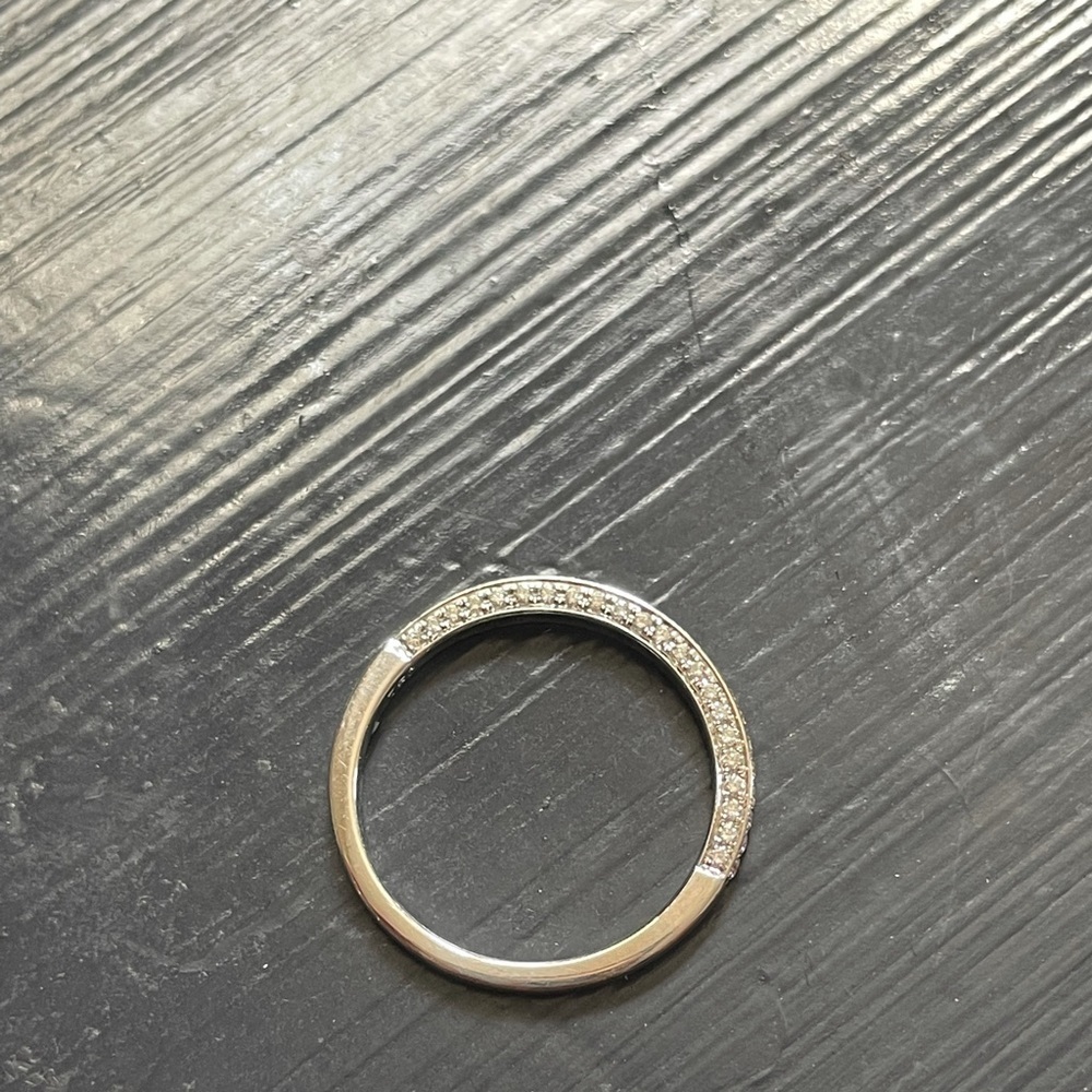 18k White Gold Custom Wedding Band - Picture 6 of 12